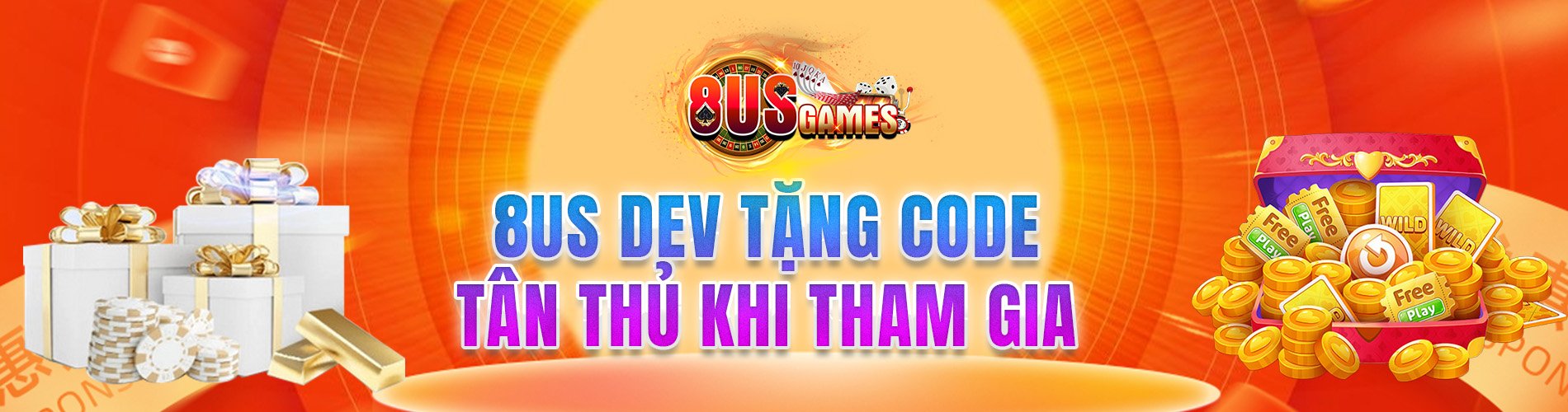 8us tặng code tân thủ