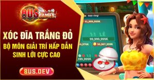 xóc đĩa trắng đỏ