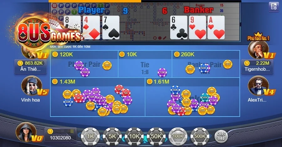 chơi game baccarat