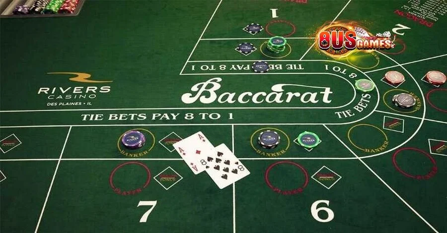 Các thế bài Baccarat thường thấy