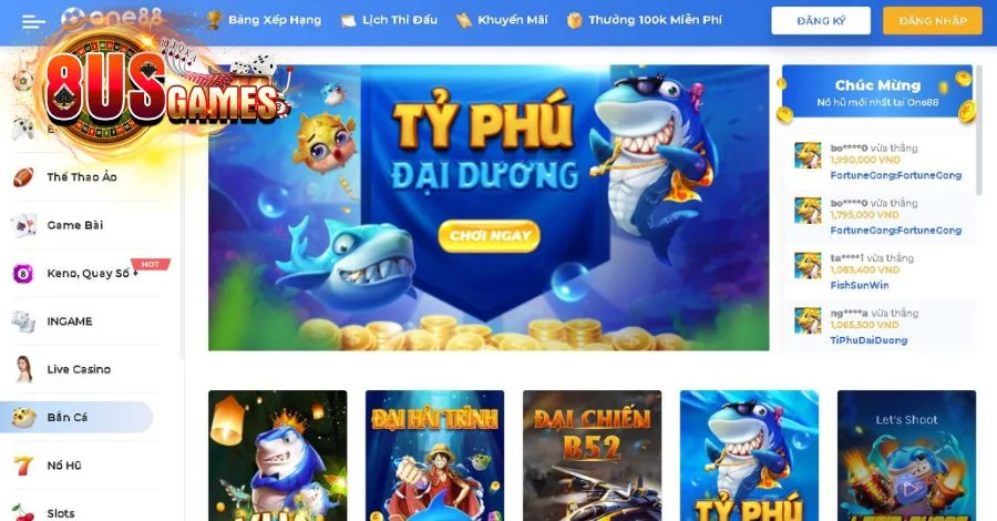 One88 địa chỉ bắn cá online