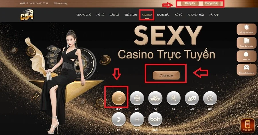 Hướng dẫn chơi Tài Xỉu C54